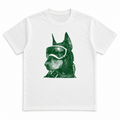 Green Dog Tee on a plain white background